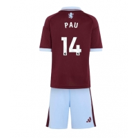 Aston Villa Pau Torres #14 Hemmatröja Barn 2026-27 Kortärmad (+ Korta byxor)